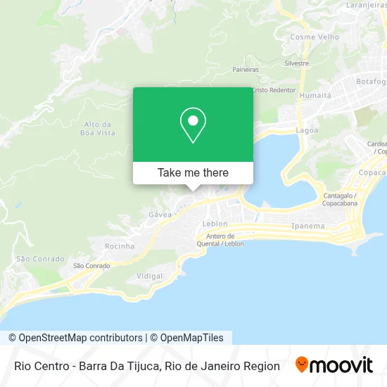 Rio Centro - Barra Da Tijuca map