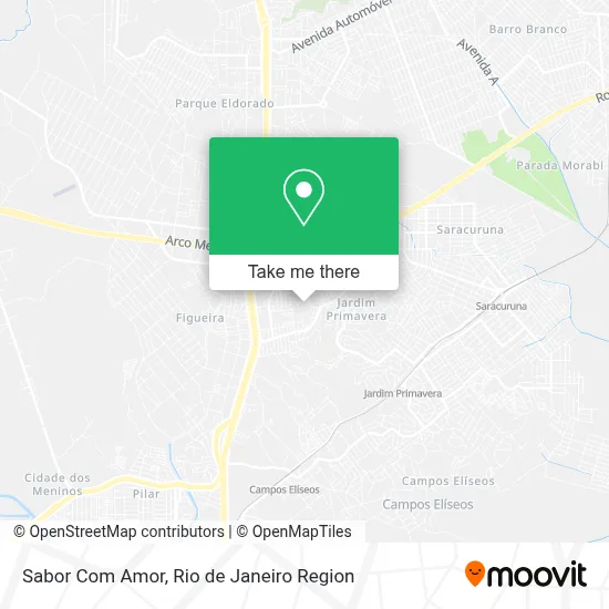 Sabor Com Amor map