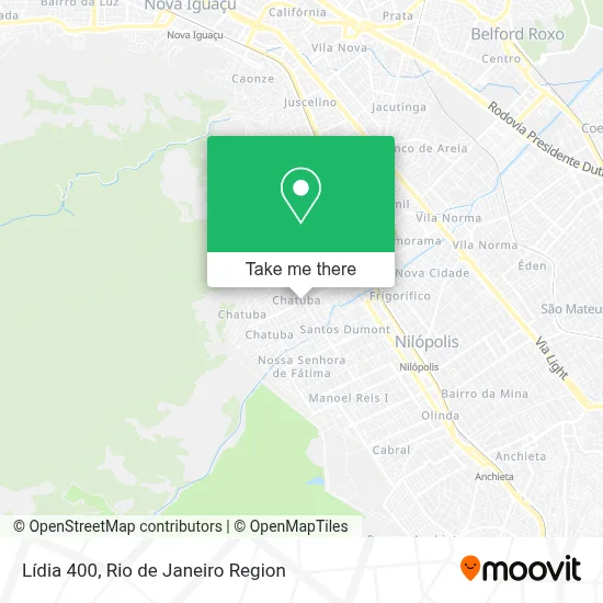 Lídia 400 map