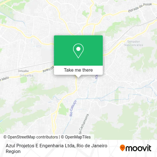 Azul Projetos E Engenharia Ltda map