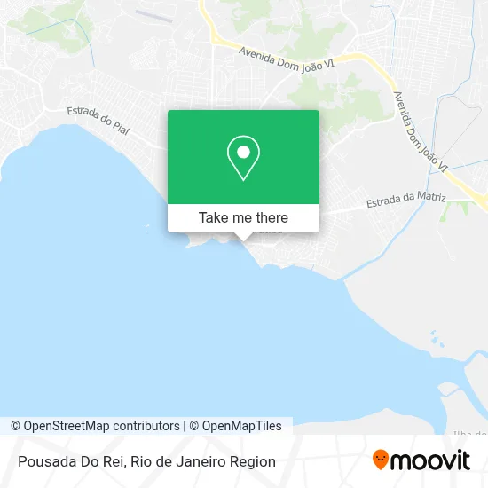 Pousada Do Rei map