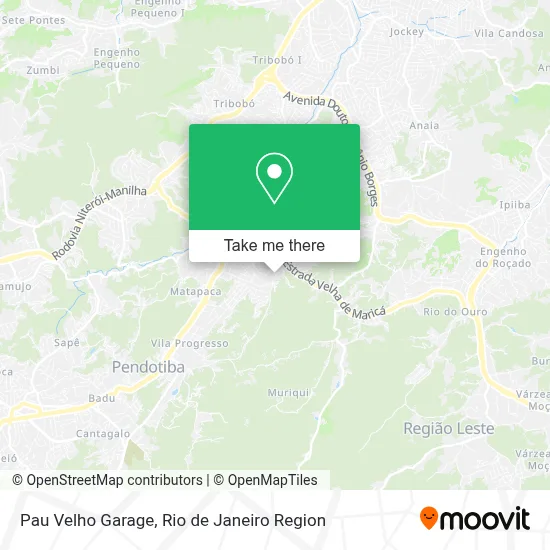 Pau Velho Garage map