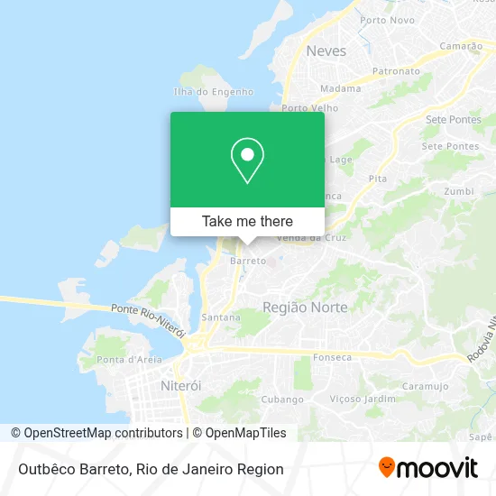Outbêco Barreto map