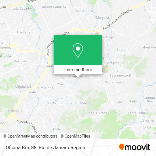 Oficina Box 88 map