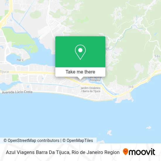 Azul Viagens Barra Da Tijuca map
