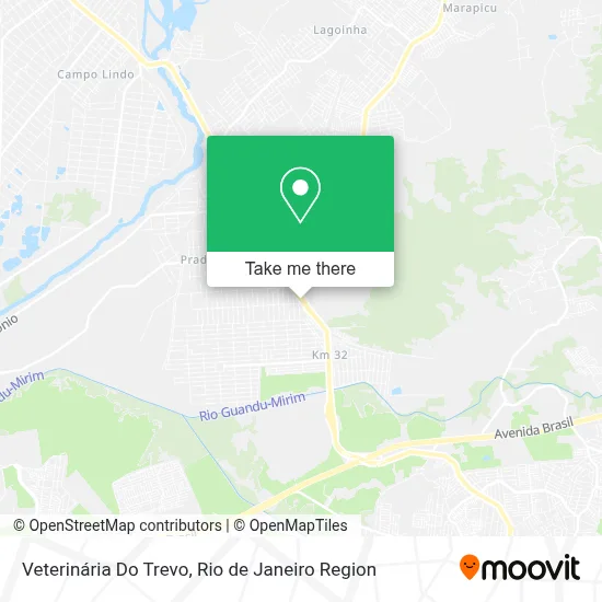 Veterinária Do Trevo map