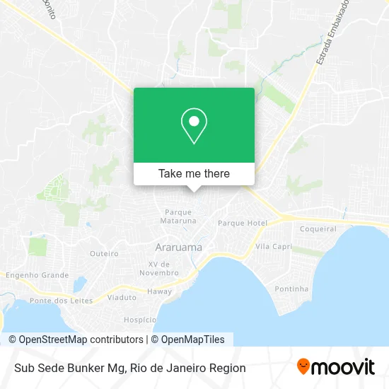 Sub Sede Bunker Mg map