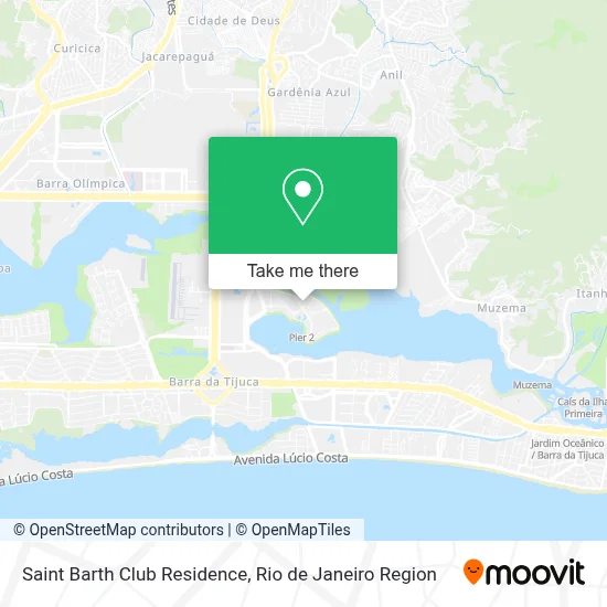 Saint Barth Club Residence map