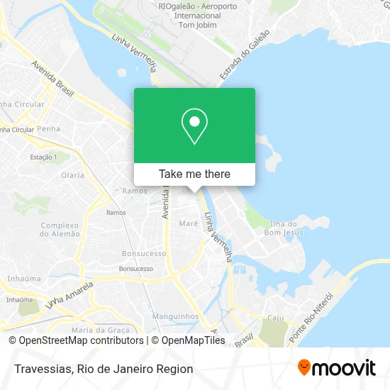 Travessias map
