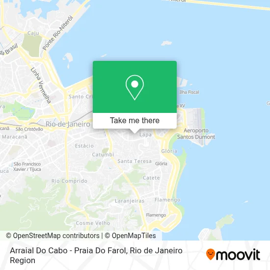 Arraial Do Cabo - Praia Do Farol map