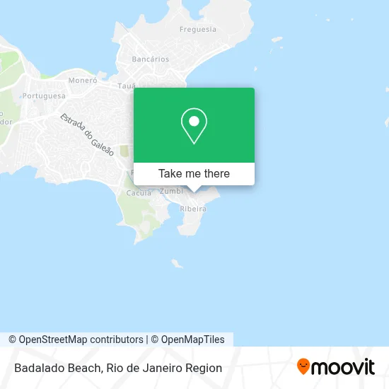 Badalado Beach map