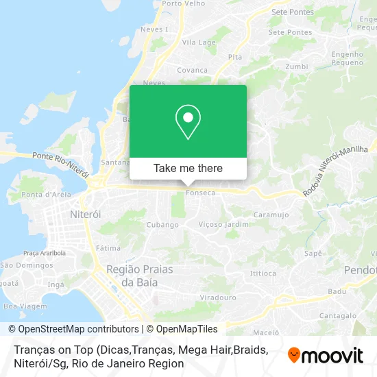 Tranças on Top map
