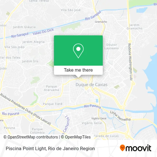 Piscina Point Light map