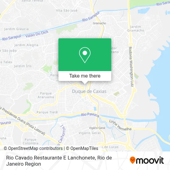 Rio Cavado Restaurante E Lanchonete map