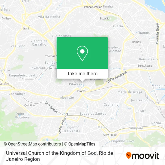 Igreja Universal Do Reino De Deus map