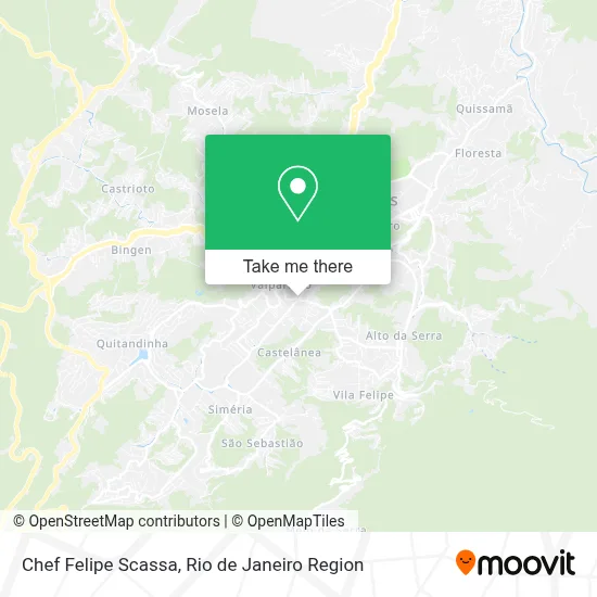 Chef Felipe Scassa map