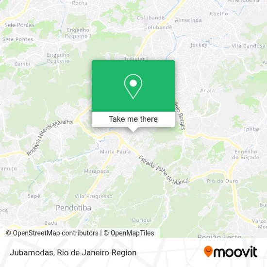 Jubamodas map