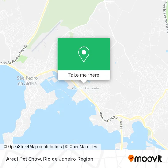 Areal Pet Show map