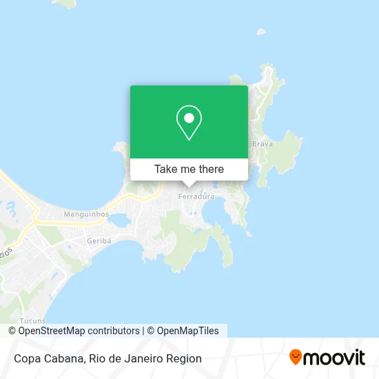 Copa Cabana map