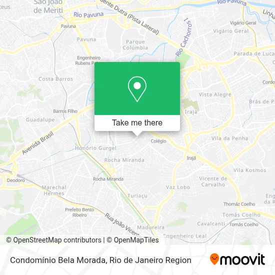 Condomínio Bela Morada map