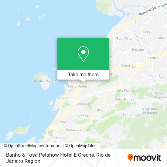 Banho & Tosa Petshow Hotel E Creche map