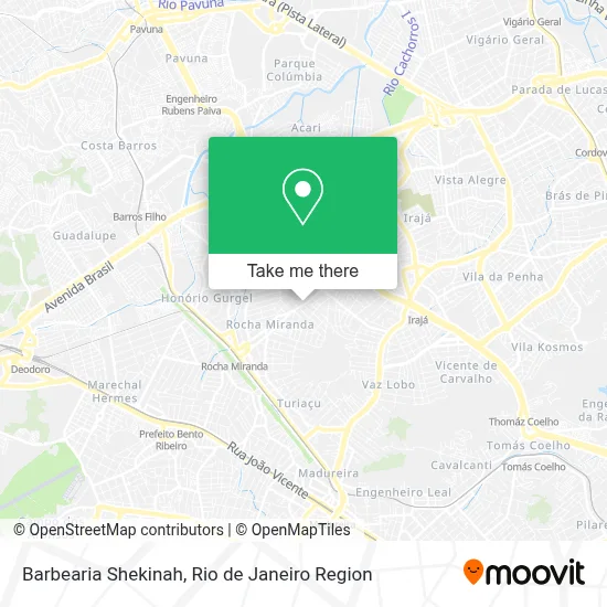 Barbearia Shekinah map