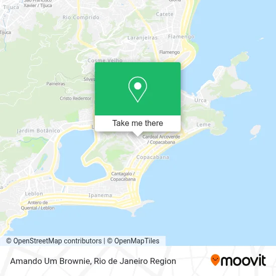Amando Um Brownie map