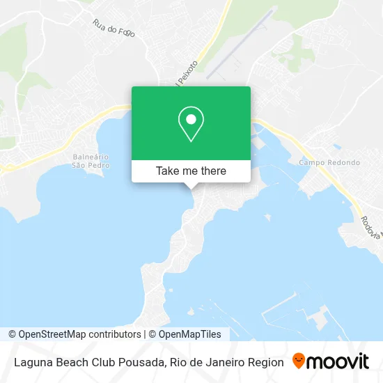 Laguna Beach Club Pousada map