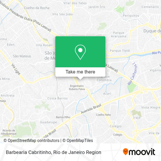 Barbearia Cabritinho map