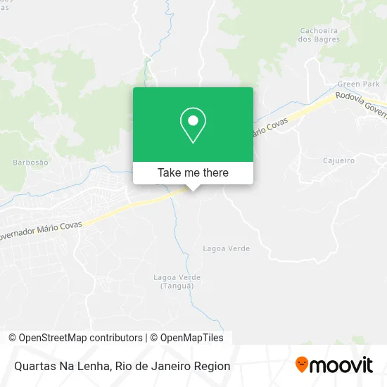 Quartas Na Lenha map