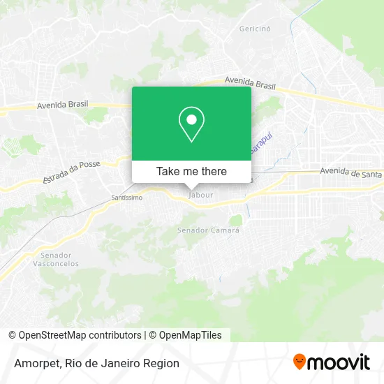 Amorpet map