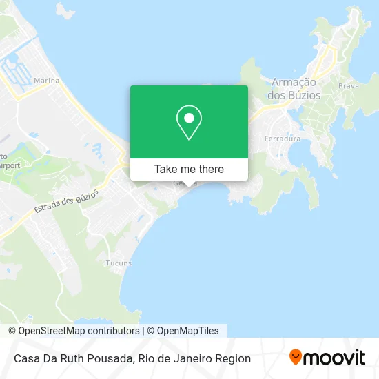 Casa Da Ruth Pousada map