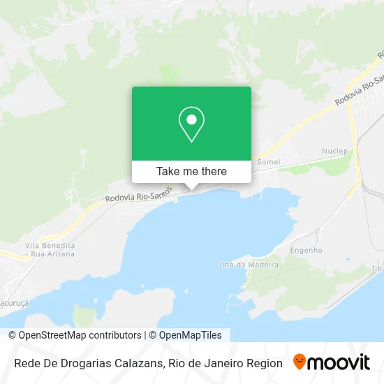 Rede De Drogarias Calazans map