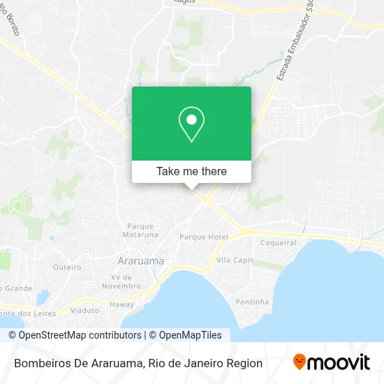 Bombeiros De Araruama map