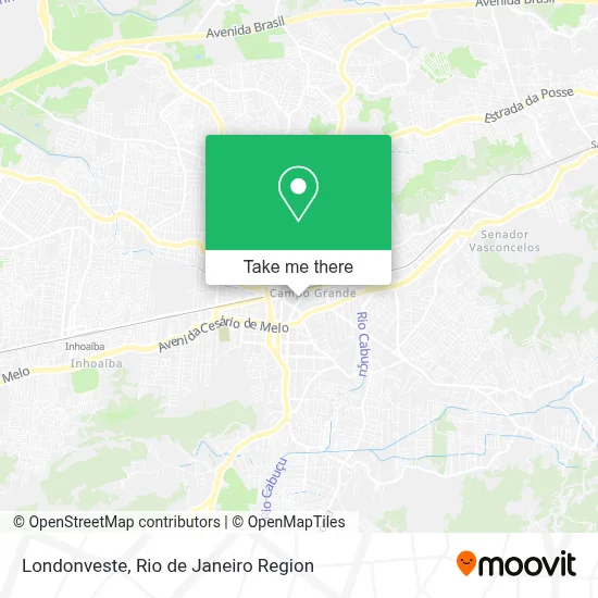 Londonveste map