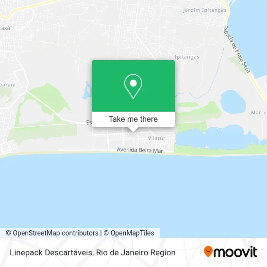 Linepack Descartáveis map