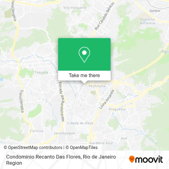 Condomínio Recanto Das Flores map