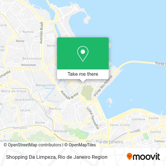 Shopping Da Limpeza map