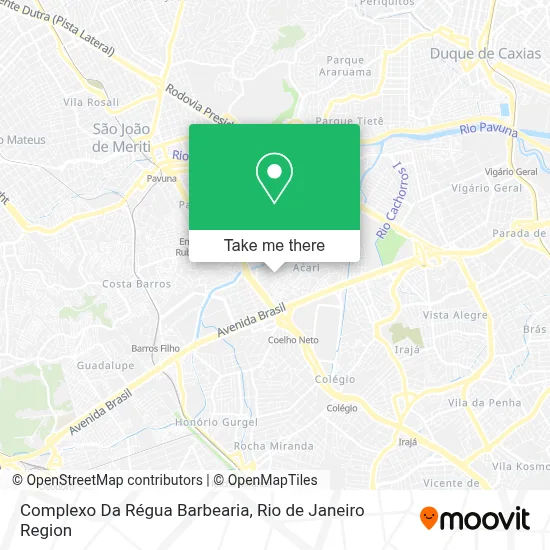 Complexo Da Régua Barbearia map