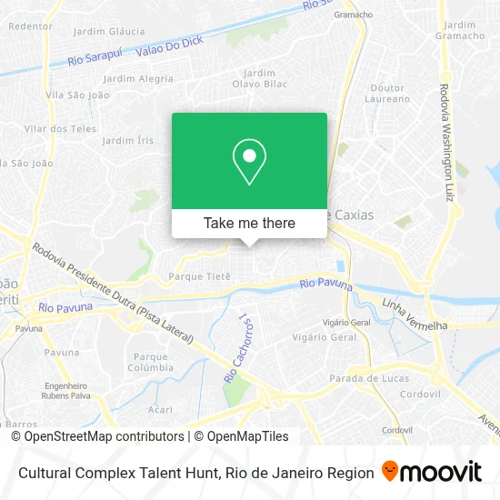 Cultural Complex Talent Hunt map