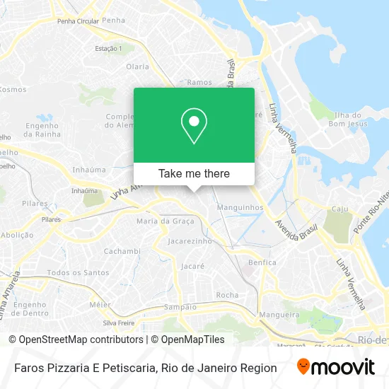 Faros Pizzaria E Petiscaria map