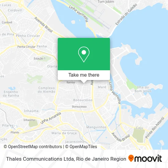 Thales Communications Ltda map