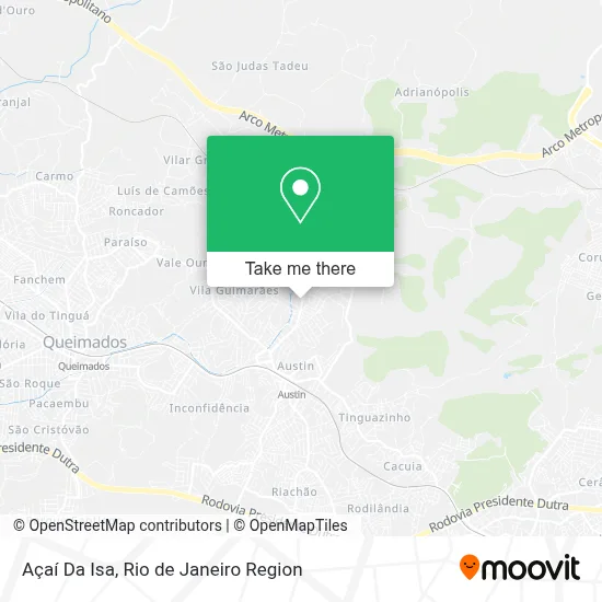 Açaí Da Isa map