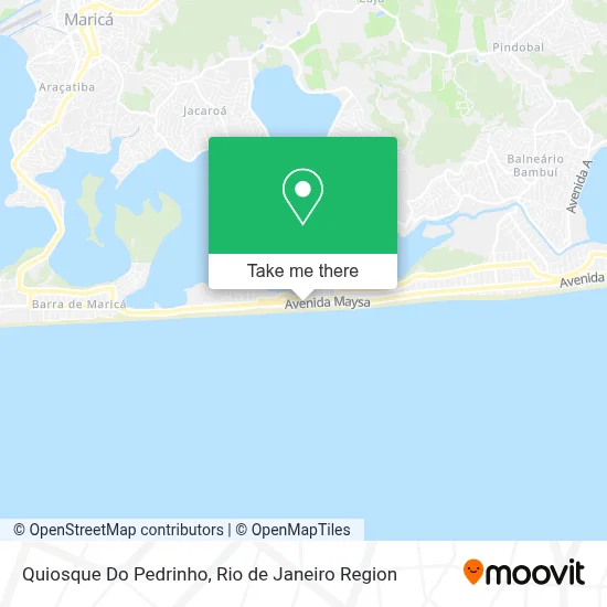 Quiosque Do Pedrinho map