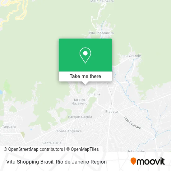 Vita Shopping Brasil map