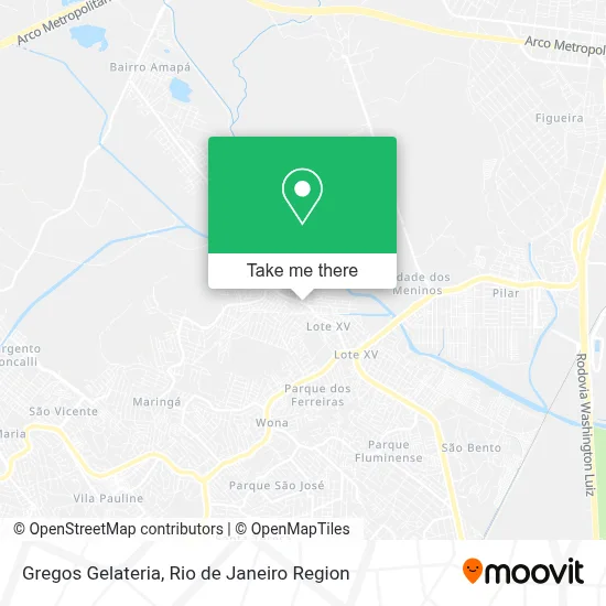 Gregos Gelateria map