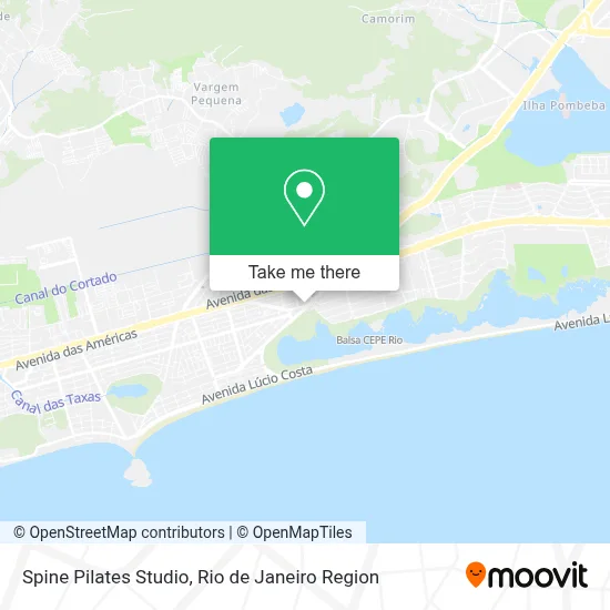 Spine Pilates Studio map