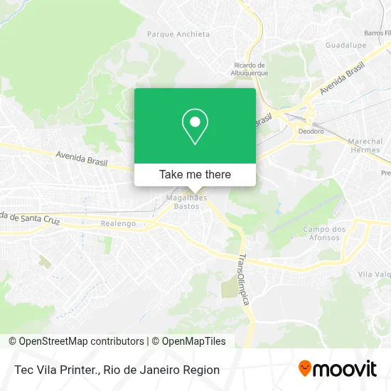 Tec Vila Printer. map