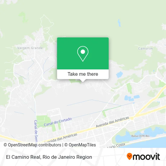El Camino Real map