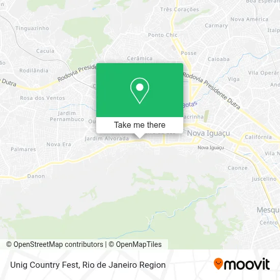 Unig Country Fest map